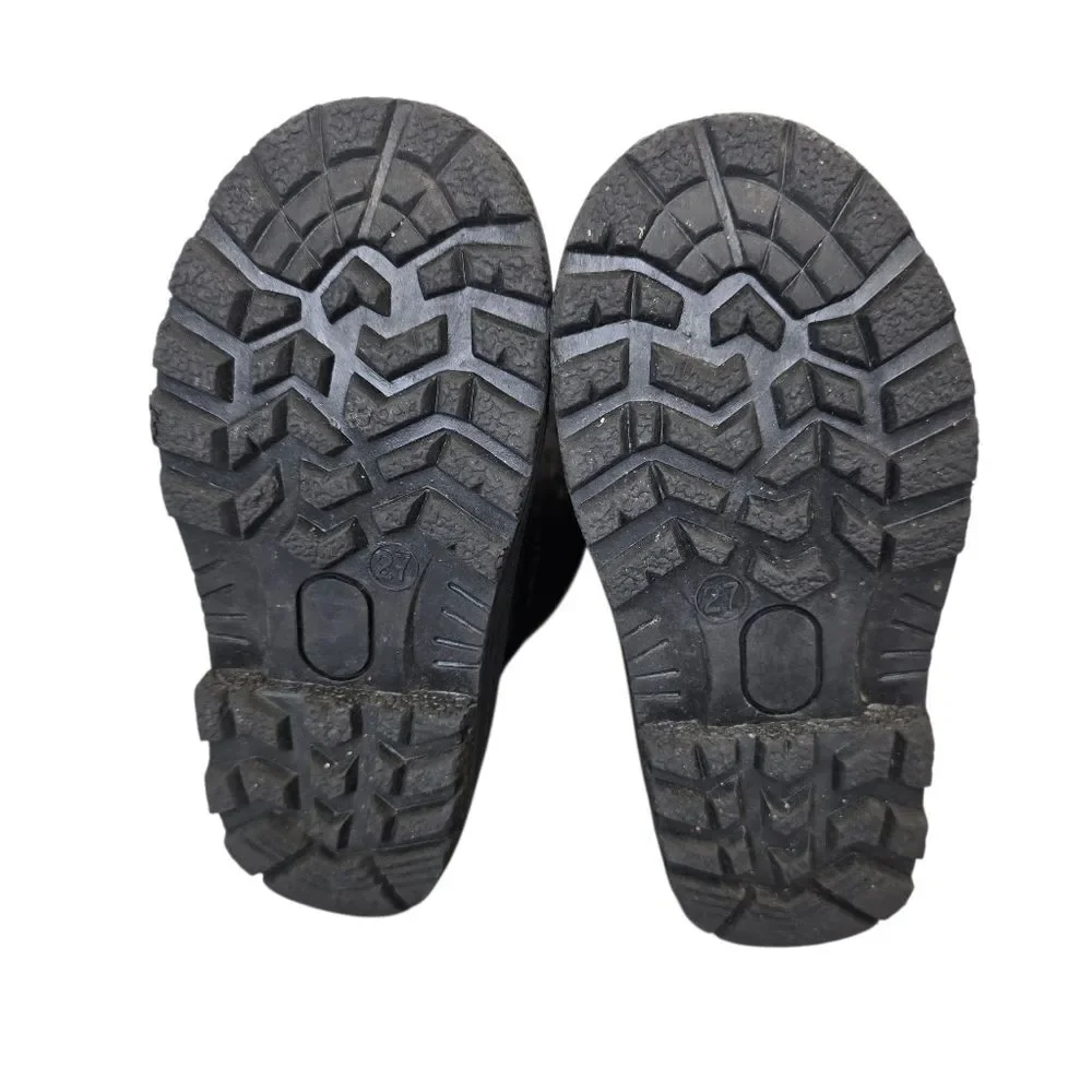 Kuling Toddler Kids Euro 27 US 10 Black Waterproof  Insulated Winter Snow Boots